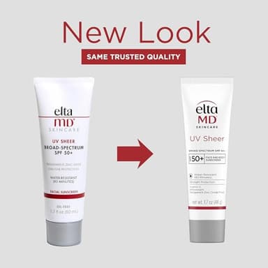 EltaMD UV Sheer Face and Body Sunscreen SPF 50+, Oil Free, No White Cast Sunscreen for Face and Body, Zinc Oxide Formula, 1.7 oz Tube - Image 2