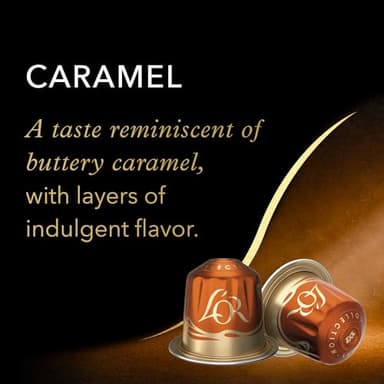 L'OR Espresso Capsules, 30 Count Variety Pack Vanilla/Chocolate/Caramel, Single-Serve Aluminum Coffee Capsules Compatible with the L'OR BARISTA System & *Nespresso Original Machines - Image 3