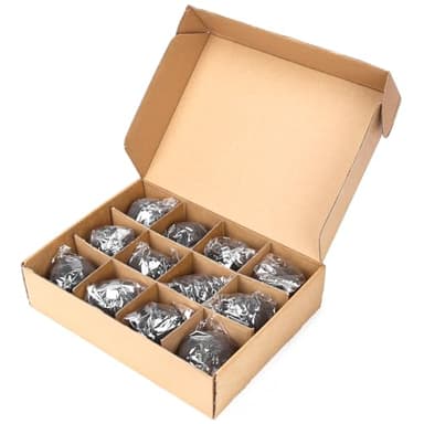 GRISUN Black Round Ceramic Fire Balls for Fire Pit, 4 Inch Tempered Fire Stones for Natural or Propane Fireplace, Safe for Outdoors and Indoors Fire Pit Reusable Fireballs, Set of 12 - Image 8