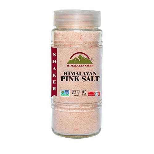 Himalayan Chef Himalayan Salt, Fine Glass Shaker, 17.5 Oz - Image 1