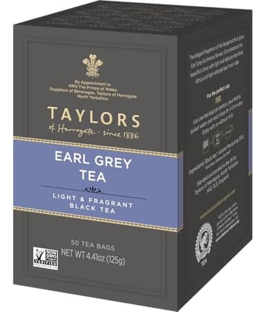 Taylors of Harrogate Earl Grey, 50 Teabags - Image 1