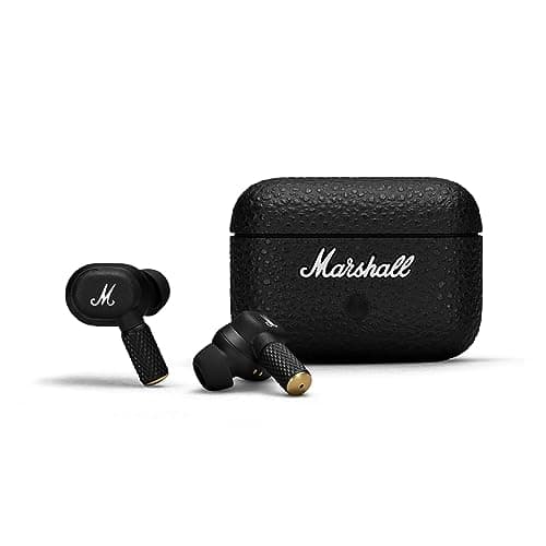 Marshall Motif II True Wireless Active Noise-Canceling Earbuds Headphones, Black - Image 1