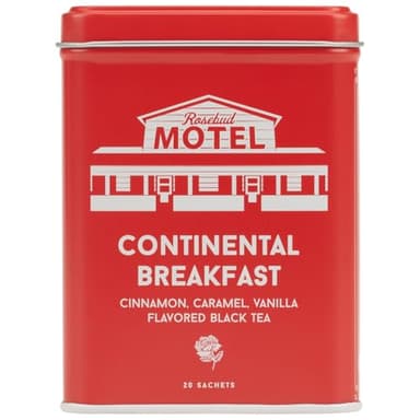 Harney & Sons Continental Breakfast, 20 sachets | Schitt's Creek Rosebud Motel Black Tea with Cinnamon, Caramel and Vanilla Flavors - Image 2