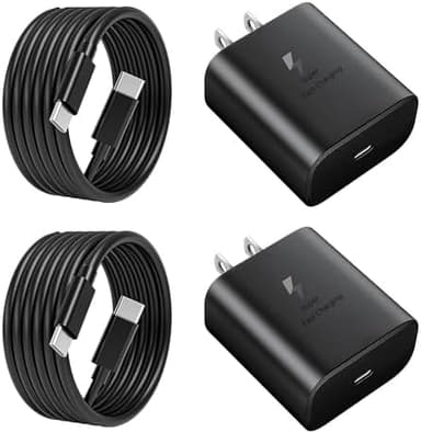 45W Super Fast Charger USB C- 45 Watt Type C Fast Charging Android Phone Charger Compatible with Samsung Galaxy S25 Ultra/S25/S25+/S24/S24+/S24Ultra/S23+/S23 Ultra/S22 Ultra Tab,6ft C Cable - Image 2