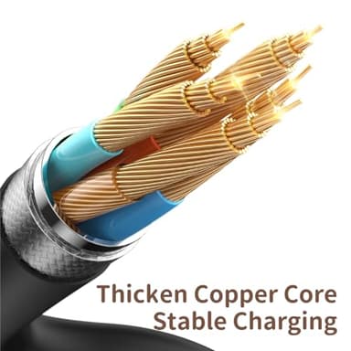 McDodo USB C to USB C Charger Cable PD 65W 4ft Type C Fast Charging Cord Soft Flow Material USBC Charger for iPhone 15/15 Pro/15 Plus/15 Pro Max,Galaxy S23 Ultra,iPad and More(Black) - Image 5