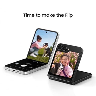 Samsung Galaxy Z Flip7 FE Cell Phone, 128GB AI Smartphone, Unlocked Android, Long Battery Life, 2025, US 1 Yr Manufacturer Warranty, White - Image 4