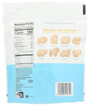 365 by Whole Foods Market, Organic Honey Cinnamon Whole Grain Animal Cookies, 11 Ounce - Image 2