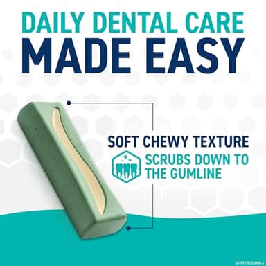 ORAVET Dental Chews for Dogs, Oral Care and Hygiene Chews (Medium Dogs, 25-50 lbs.) Purple Pouch, 30 Count - Image 9