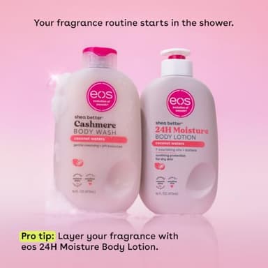 eos Shea Better Body Lotion+ Body Wash, Coconut Waters - Image 5