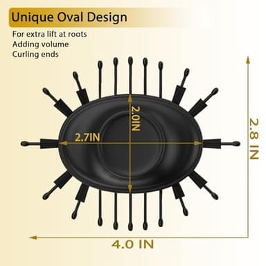 Nicebay Hair Dryer Brush, Blow Dryer Drush,Hot Tools Blow Dryer Brush for Women, One Step Blowout Brush with Display Screen, Oval Ceramic Barrel, Negative Ion - Image 6