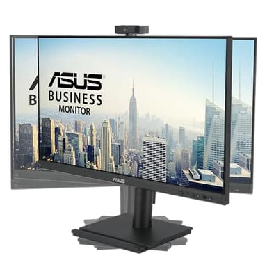 ASUS 24” 1080P Video Conferencing Monitor (BE249QFK) - IPS, 100Hz, Frameless, Full HD Webcam, Mic Array, Speakers, Height Adjustable, Ergonomic Design, Eye Care, Wall Mountable, 3 yr Warranty - Image 13