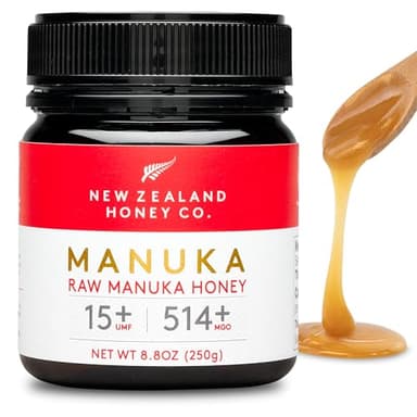 New Zealand Honey Co. Raw Manuka Honey UMF 15+ | MGO 514+, UMF Certified / 8.8oz - Image 1