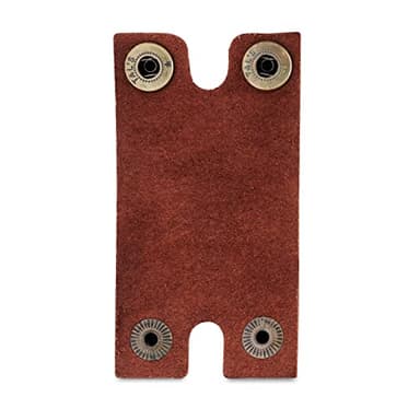 MAKYN Safety Razor Head Protecting Leather Cover, Genuine Cowhide Leather Double Edge Safety Razor Case Accessories for Travel, Butterfly Razor Case (Cognac) - Image 6