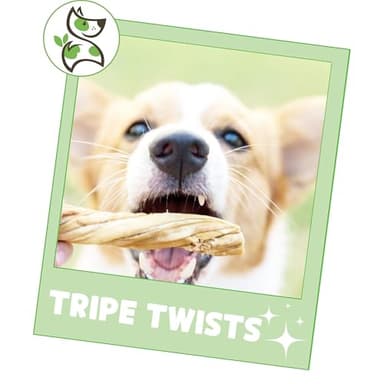 Nature Gnaws Tripe Twists for Dogs 4-5" (20 Count) - Crunchy Grain Free Reward Snack for Small, Medium & Large Breeds - Natural Beef Dog Chew Treats - Rawhide Free - Image 6