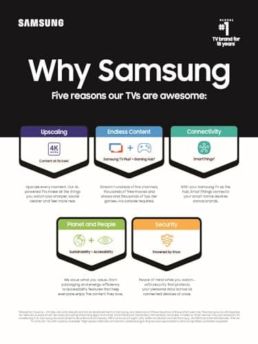 Samsung 70-Inch Class QLED 4K Q60D Series Quantum HDR Smart TV w/Object Tracking Sound Lite, Motion Xcelerator, Slim Design, Gaming Hub, Alexa Built-in (QN70Q60D, 2024 Model) - Image 5