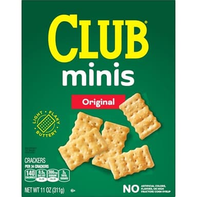 Club Minis Crackers, Lunch Snack, Original, 11oz Box - Image 12