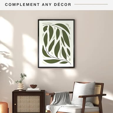 MCS Trendsetter 24x32 Poster Frame Black High-Gloss, Vertical & Horizontal Wall Hanging Large Picture Frame for Photos, Posters & Art Prints (1-Pack) - Image 4