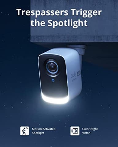 eufy security eufyCam S300(eufyCam 3C)4-Cam Kit, Security Camera Outdoor Wireless, 4K Camera, Expandable Local Storage, Face Recognition AI, Spotlight, Color Night Vision, 2.4GHz Wi-Fi, No Monthly Fee - Image 3