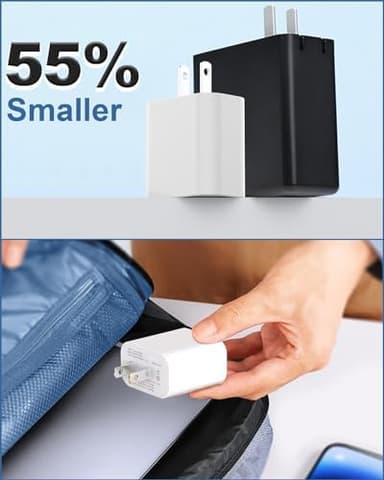 iPhone 17 16 15 Charger Fast Charging Type C Chargers USB C Charger Block iPhone 17 Chargers with 2 Pack 6FT Cable for iPhone 17/17 Plus/17 Pro Max/16/16 Plus/16 Pro Max/15/15 Pro Max/iPad Pro/Samsung - Image 8