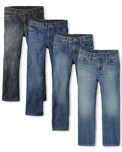 The Children's PlaceBoysMultipack Basic Bootcut Jeans Dark Jupiter/Dustbowl Wash/Med Indigo/Pierce Wash 4-Pack7 - Image 1