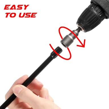 15" Ground Anchors Screw-in - Heavy Duty for High Winds - Ground Stakes - Earth Anchors for Sheds, Swing Sets, Tents, Trampolines, Gazebos, Carports, and Hurricane Tie-Downs - Image 3