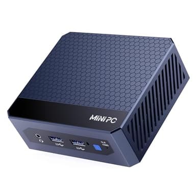 Mini PC with Intel 12th Gen N100 (Up to 3.4GHz) 16GB DDR4/512GB M.2 SSD, Expandable Storage, Dual 4K HDMI, 4X USB 3.2, WiFi 5 & Gigabit LAN,Compact Desktop Computer for Home Office, Gaming, Streaming - Image 1