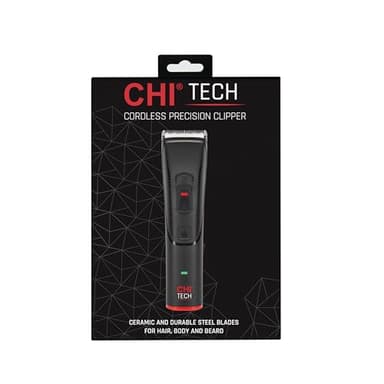 CHI Tech Cordless Precision Clipper, Wireless Hair Clipper for Precision Styling, Smooth Grip & Stainless Steel Blades, Includes 4 Guard Attachments - Image 7