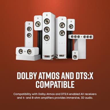 Polk Signature Elite ES15 Bookshelf Speaker - Hi-Res Audio Certified, Dolby Atmos & DTS:X Compatible, 1" Tweeter & 5.25" Woofer, Power Port Technology for Effortless Bass (Pair, Stunning Black) - Image 5