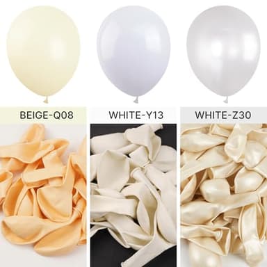 PartyWoo White Balloons 99 pcs Different Sizes Pack of 36 18 12 10 5 Inch Matte White Latex Balloon Arch Kit Garland for Wedding Bridal Graduation Baby Shower Birthday Party Decorations White-Y13 - Image 3
