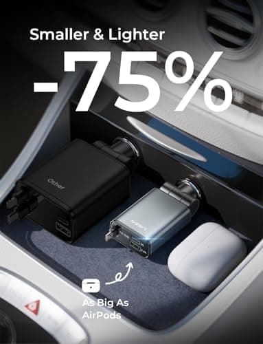 LISEN for Car Charger USB C Fast Charge fit iPhone 17 Pro Max Air, [Ultra-Mini, 60% Less Space] 57W Type C Retractable Car Phone Charger Adapter for iPhone 16e 16 15 Samsung S25 S24 Pixel Android - Image 5