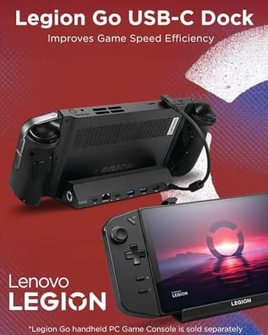 Legion Go USB-C Hub Dock for Legion Go – 6-in-1 Dock, Port Expansion, Charging, Video, Ethernet Support - Image 3