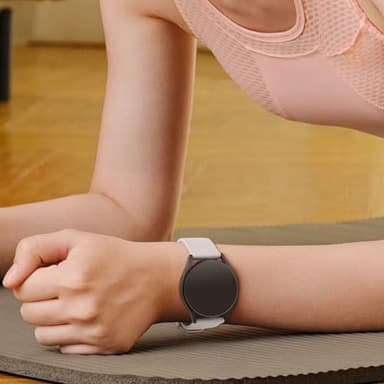 Amzpas Quick Release Watch Band 18mm 20mm 22mm Watch Straps,3 Pack Soft Silicone Replacement Sport Watch Wristbands for Women Men (Smoke Violet/Milk Tea/Starlight, 22mm) - Image 7