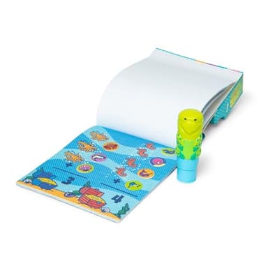 Melissa & Doug Sticker Wow!™ Sea Turtle Bundle: 24-Page Activity Book, Refillable Sticker Stamper, Mini Pad, 500 Stickers, Arts and Crafts for Kids Ages 3+ - Image 4
