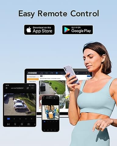 ANNKE 16CH 1080P Lite Hybrid 5-in-1(TVI/AHD/CVI/CVBS/IPC) CCTV DVR, Motion Detection, H.265+ Security 16 Channel Surveillance Digital Video Recorder with 2TB Hard Drive, Easy Remote Access - Image 7