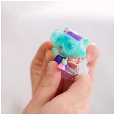 Gabby’s Dollhouse, Celebration Series MerCat Bobble Figure with Dollhouse Furniture and Accessories, Kids Toys for Girls & Boys Ages 3 and Up - Image 6