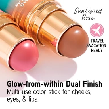 Physicians Formula Butter Glow & Go Multiuse Stick, Ultra-Creamy Radiant Finish Formula with Murumuru Butter, Vegan & Cruelty-Free- Sunkissed Rose - Image 2