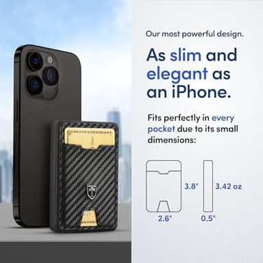 TRAVANDO Swype Slim Wallet for Men Metal RFID Blocking Mens Wallet Card Case (Without AirTag* Pocket) - Image 6