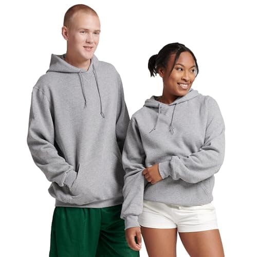 Russell Athletic Men's Dri Power Hooded Pullover Sweatshirt, Oxford, X-Large, grey - Image 1
