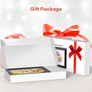 BIGASUO Digital Picture Frame, 10.1" Frameo Digital Frame WiFi with 32GB Memory, 1280x800 IPS Touch Screen, Send Photos/Videos from Your Phone Anywhere, Photo Gifts for Parents and Grandparents 2 Pack - Image 9