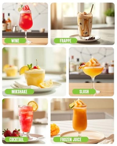 Slushie Machine, No Ice Needed, 68 oz INOVIVA Slushy Machine for Home with Self-Cleaning Function, Professional Frozen Drink Maker, 5 Preset Programs, Frozen Margaritas, Frappés, Milkshake, and More - Image 9