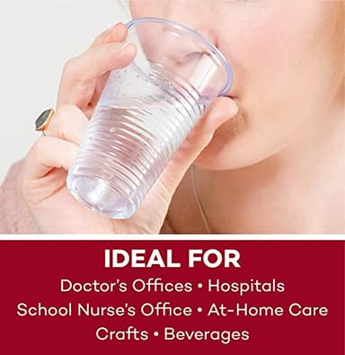 Dealmed 3 oz. Disposable Plastic Cups – 100% Recyclable Cups for Doctor's Offices, School Nurse's, Hospitals, at Home and More (Pack of 100) - Image 8