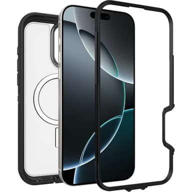 OtterBox iPhone 16 Pro Max Defender Series XT Clear Case - Dark Side - Image 3