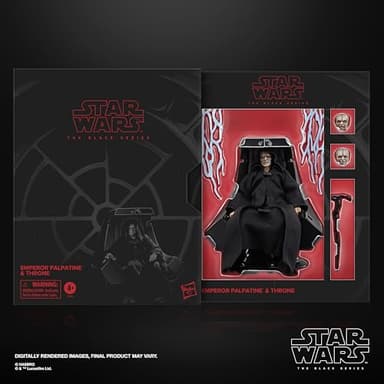 STAR WARS The Black Series Emperor Palpatine & Throne Return of The Jedi Collectible 6 Inch Action Figure (Amazon Exclusive) - Image 3