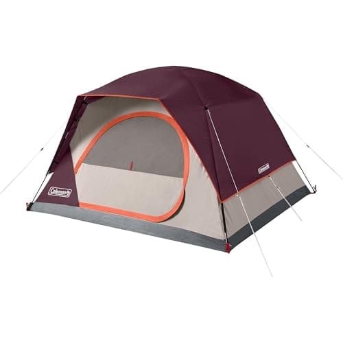 Coleman Skydome Tent with 5 Minute Setup, 2/4/6/8-Person Weatherproof Tent with Rainfly & Carry Bag, 20% More Headroom Than Traditional Canopies - Image 1