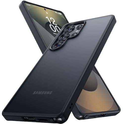 CASEKOO Genuine Official for Samsung Galaxy S25 Ultra Case [16FT Military Drop Protection] [Anti Stain Tech] Slim Matte Translucent Shockproof Protective S25 Ultra Case 6.9'', Black - Image 1