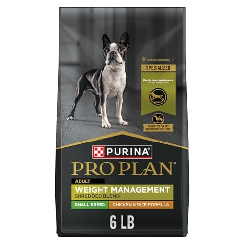 Purina Pro Plan Small Breed Weight Management Dry Dog Food, Shredded Blend Chicken and Rice Formula - 6 lb. Bag - Image 1