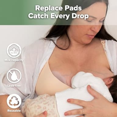 haakaa Petal Soft Silicone Milk Collector丨Discreet Leak-Protection Breast Milk Saver, Reusable Breast Shells Milk Collection Cup for Breastfeeding with Cleaning Brush- 2PCS - Image 2