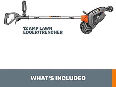 WORX WG896 12 Amp 7.5 Inch Corded Electric Lawn Edger & Trencher, Orange and Black - Image 6