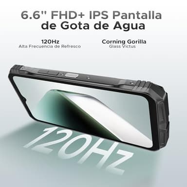 DOOGEE S Cyber Pro Rugged Phone, 10800mAh Android 14 Rugged Smartphone, 32GB+512GB, Helio G100 Octa Core Gaming Phones, 6.6" FHD+ 120Hz IPS Waterdrop Screen, 4G Dual SIM Mobile Phone, Green - Image 4