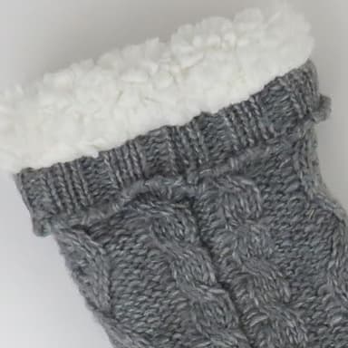 HonestBaby Multipack Cozy Socks Sustainably Made for Infant Baby, Toddler, Kids Boys, Girls, Unisex, Men and Women, Marled Heather Grey, Large - Image 4